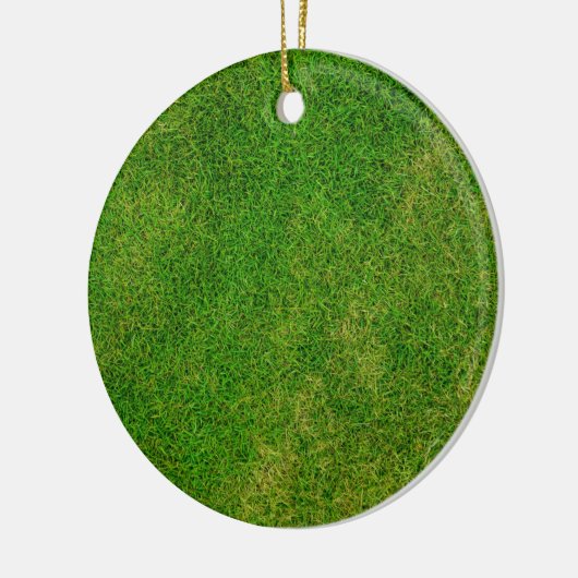 Grass Lawn Keramisch Ornament (Links)