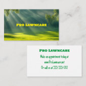 Grass, LawnCare, Aangepast Visitekaartje (Voorkant / Achterkant)