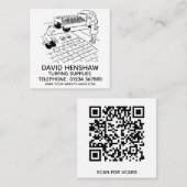 Grass Laying and Turfing Supplies Vierkante Visitekaartje (Voorkant / Achterkant)