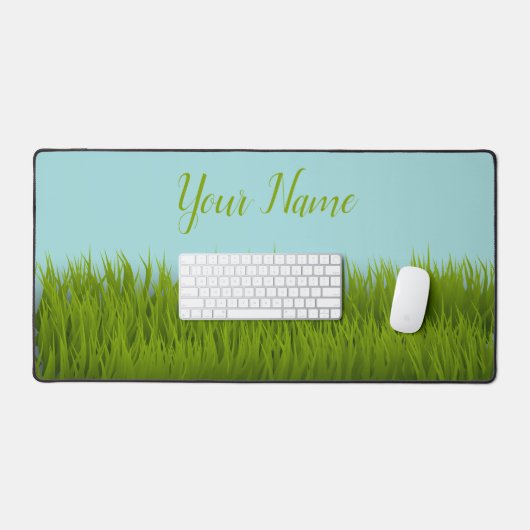 Grass Meadow Field Verdant Lawn Bureaumat (Keyboard & Muis)