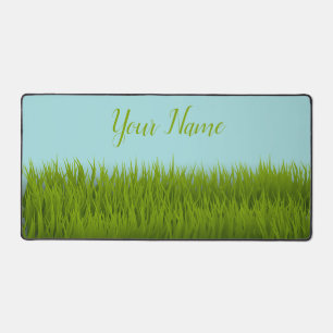 Grass Meadow Field Verdant Lawn Bureaumat