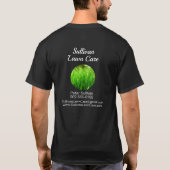 Grass Mowing Business van de grasmachine T-shirt (Achterkant)