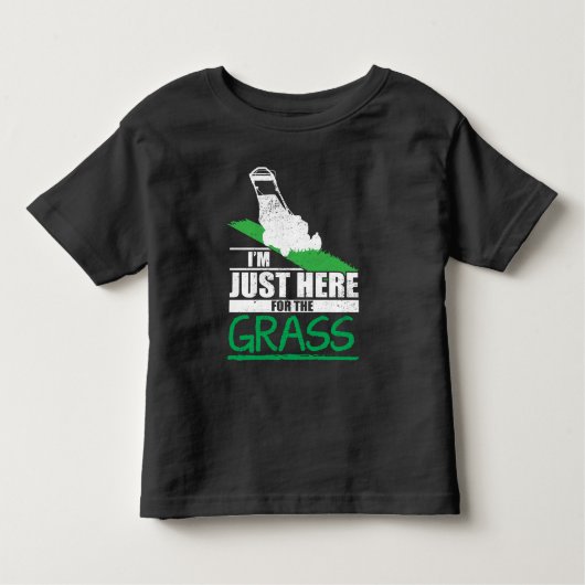 Grass Mowing Kinder Shirts (Voorkant)