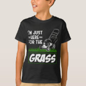 Grass Mowing Lawn Care Funny Lawn Mower T-shirt (Voorkant)