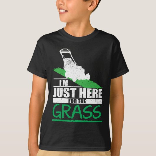 Grass Mowing T-shirt (Voorkant)