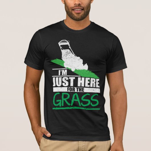 Grass Mowing T-shirt (Voorkant)