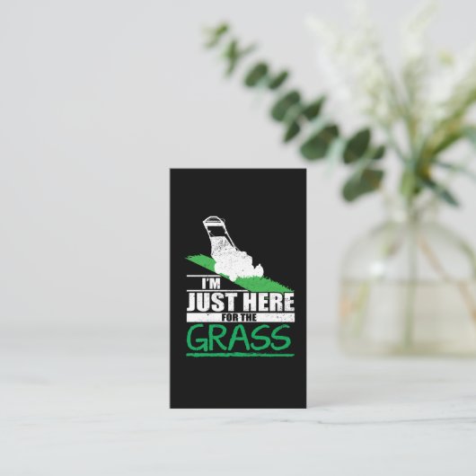 Grass Mowing Visitekaartje (Staand voorkant)