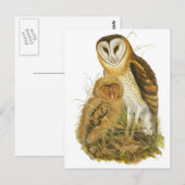 Grass Owl Briefkaart (Voorkant / Achterkant)