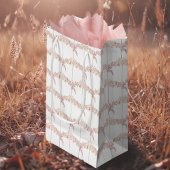 Grass pink watercolor repeat patterned klein cadeauzakje
