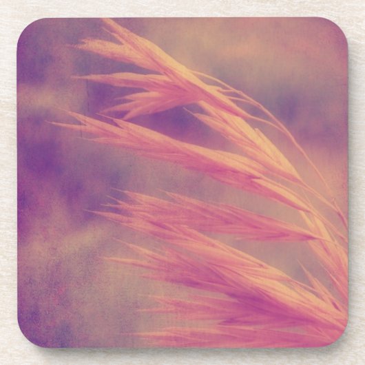 Grass Seed Paars Haze Digital Art Bier Onderzetter (Voorkant)