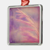 Grass Seed Paars Haze Digital Art Metalen Ornament (Links)
