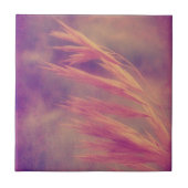 Grass Seed Paars Haze Digital Art Tegeltje (Voorkant)