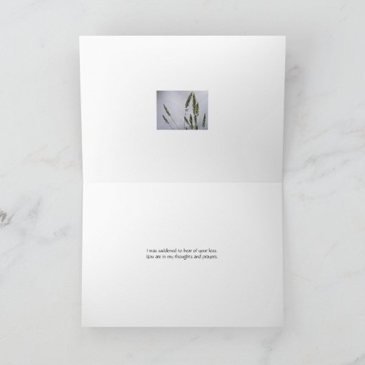 Grass Seeds Sympathcard Kaart (Binnen)