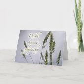 Grass Seeds Sympathcard Kaart (Voorkant)