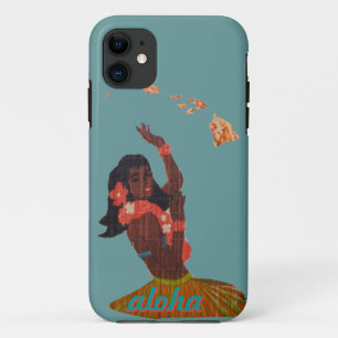 Grass Skirt Hawaiian Girl Case-Mate iPhone Case