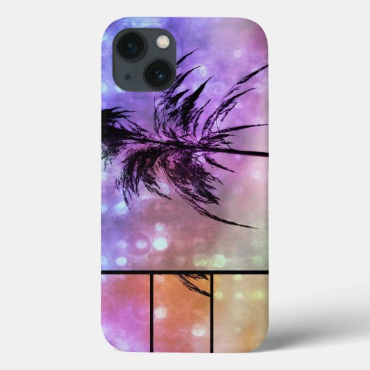 Grass Sparkle Paars, Roze N Oranje iPad-draagtas Case-Mate iPhone Case (Achterkant)