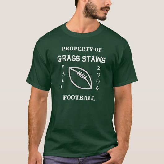 Grass Stains Football Uniform Herfst 2006 T-shirt (Voorkant)