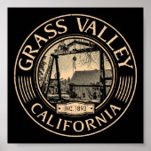GRASS VALLEY CALIFORNIA  - EMPIRE MINE POSTER (Voorkant)