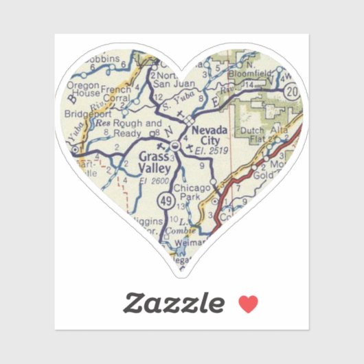 Grass Valley California Sticker (Vel)