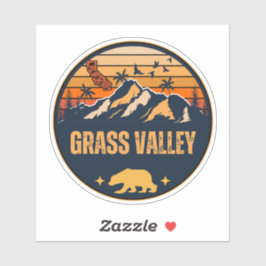 Grass Valley, Californië Sticker
