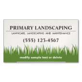 Grass Visitekaartje Magnetisch Visitekaartje (Voorkant)