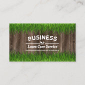 Grass & Wood Service voor grassen en landschapsond Visitekaartje (Voorkant)