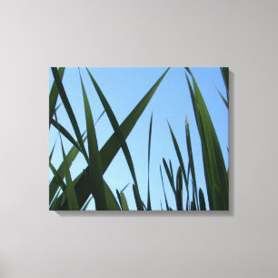 Grass Wrapped Canvas Wall Decor Afdruk