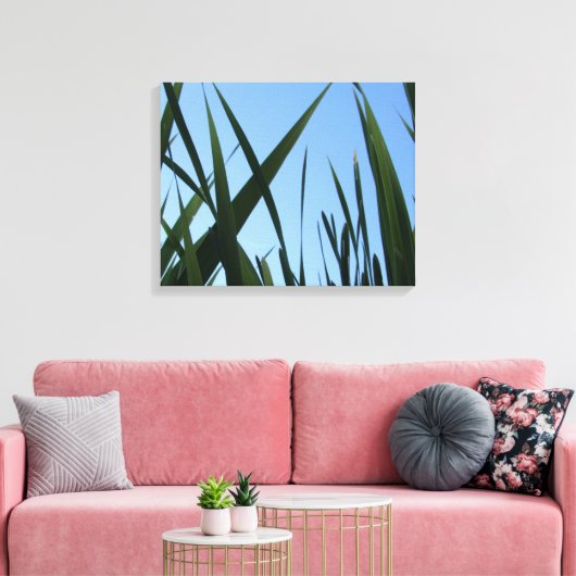 Grass Wrapped Canvas Wall Decor Afdruk (Insitu (Woonkamer))