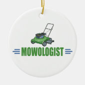 Grasschaafwerende grasschalen in de grasmachine keramisch ornament (Voorkant)