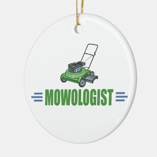 Grasschaafwerende grasschalen in de grasmachine keramisch ornament (Links)