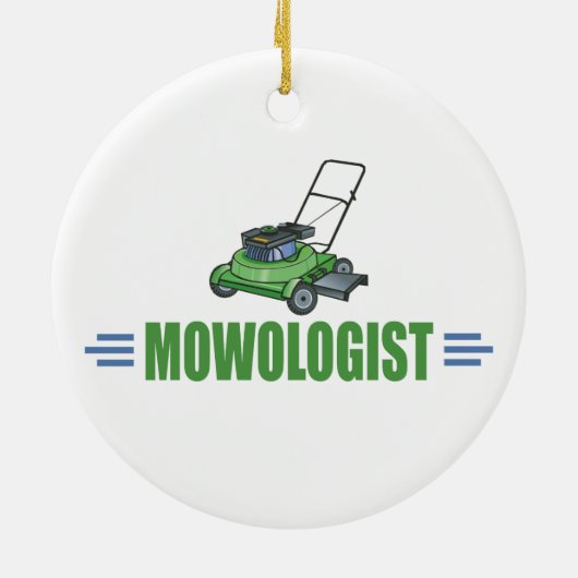 Grasschaafwerende grasschalen in de grasmachine keramisch ornament (Achterkant)