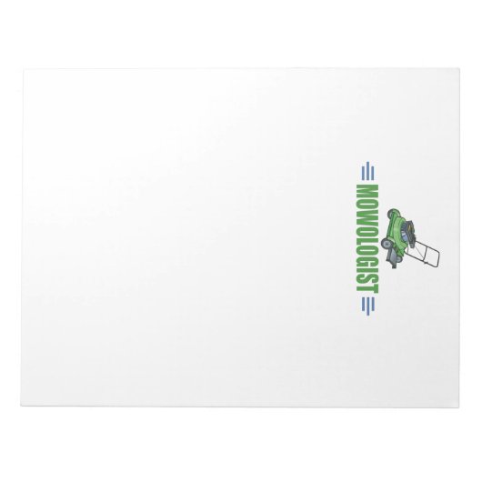 Grasschaafwerende grasschalen in de grasmachine notitieblok (Voorkant)