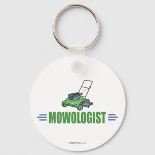 Grasschaafwerende grasschalen in de grasmachine sleutelhanger