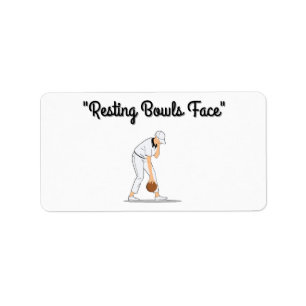 Grasschalen: Rustschalen Gezicht Etiket