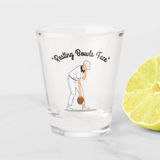 Grasschalen: Rustschalen Gezicht Shot Glas (Voorkant)