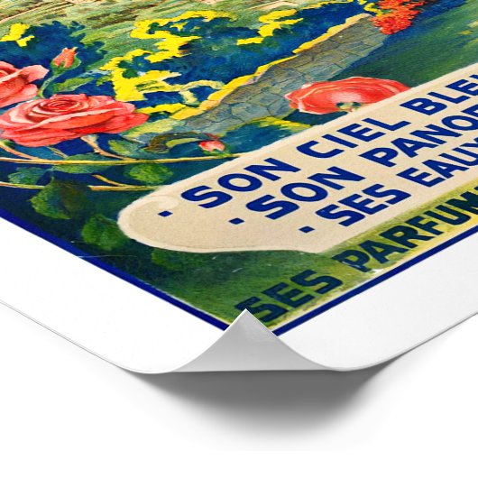 Grasse France vintage Poster (Hoek)