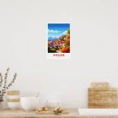Grasse Frankrijk Reisprint Poster (Keuken)
