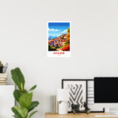 Grasse Frankrijk Reisprint Poster (Thuiskantoor)