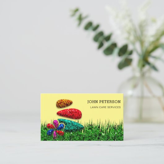 Grasse Logo in het landschap Visitekaartje (Staand voorkant)