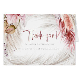 Grassen Burgundy Pink Ivory Pampas Grass