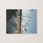 Grassen op het Sunset-meer Legpuzzel (Horizontaal)