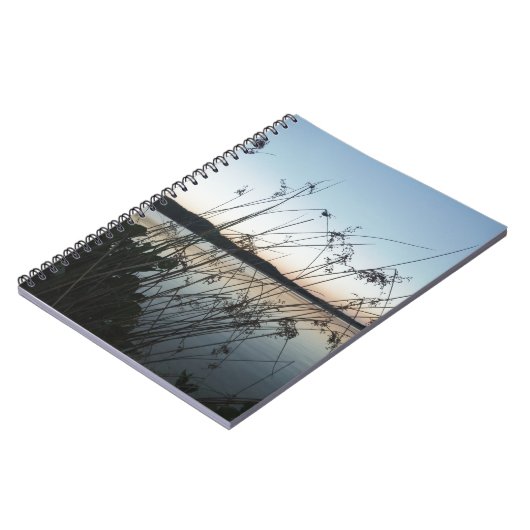 Grassen op het Sunset-meer Notitieboek (Linkerzijde)