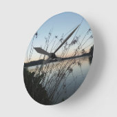 Grassen op het Sunset-meer Ronde Klok (Hoek)