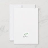 Grassen sympathie Hartelijk dank Bedankkaart (Achterkant)