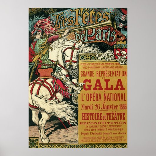 Grasset Eugene les fetes de paris Poster (Voorkant)