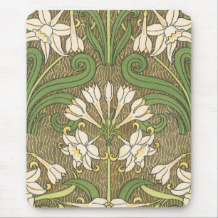 Grasset's Art Nouveau Daffodil - Mousepad Muismat