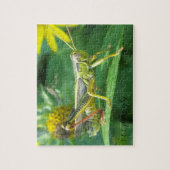 Grasshop Fotografie Puzzle met cadeaudoos Legpuzzel (Verticaal)