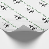 Grasshop met "Zen"-symbool Cadeaupapier (Hoek)