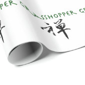 Grasshop met "Zen"-symbool Cadeaupapier (Rol Hoek)