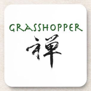 Grasshop met "Zen"-symbool Drankjes Onderzetter